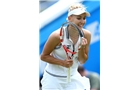 EASTBOURNE, ENGLAND - JUNE 22:  Elena Vesnina of Russia celebrates match point in her women's singles final match against Jamie Hampton of the USA during day eight of the AEGON International tennis tournament at Devonshire Park on June 22, 2013 in Eastbourne, England.  (Photo by Jan Kruger/Getty Images)